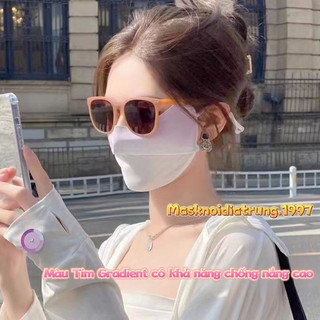 Khẩu Trang Chống Nắng, Chống Tia UV UPF 50+ Chất Thun Lạnh Co Dãn