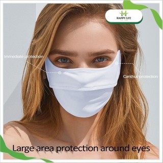Khẩu trang chống tia UV, khẩu trang chống nắng che gò má UPF50+ unisex thời trang