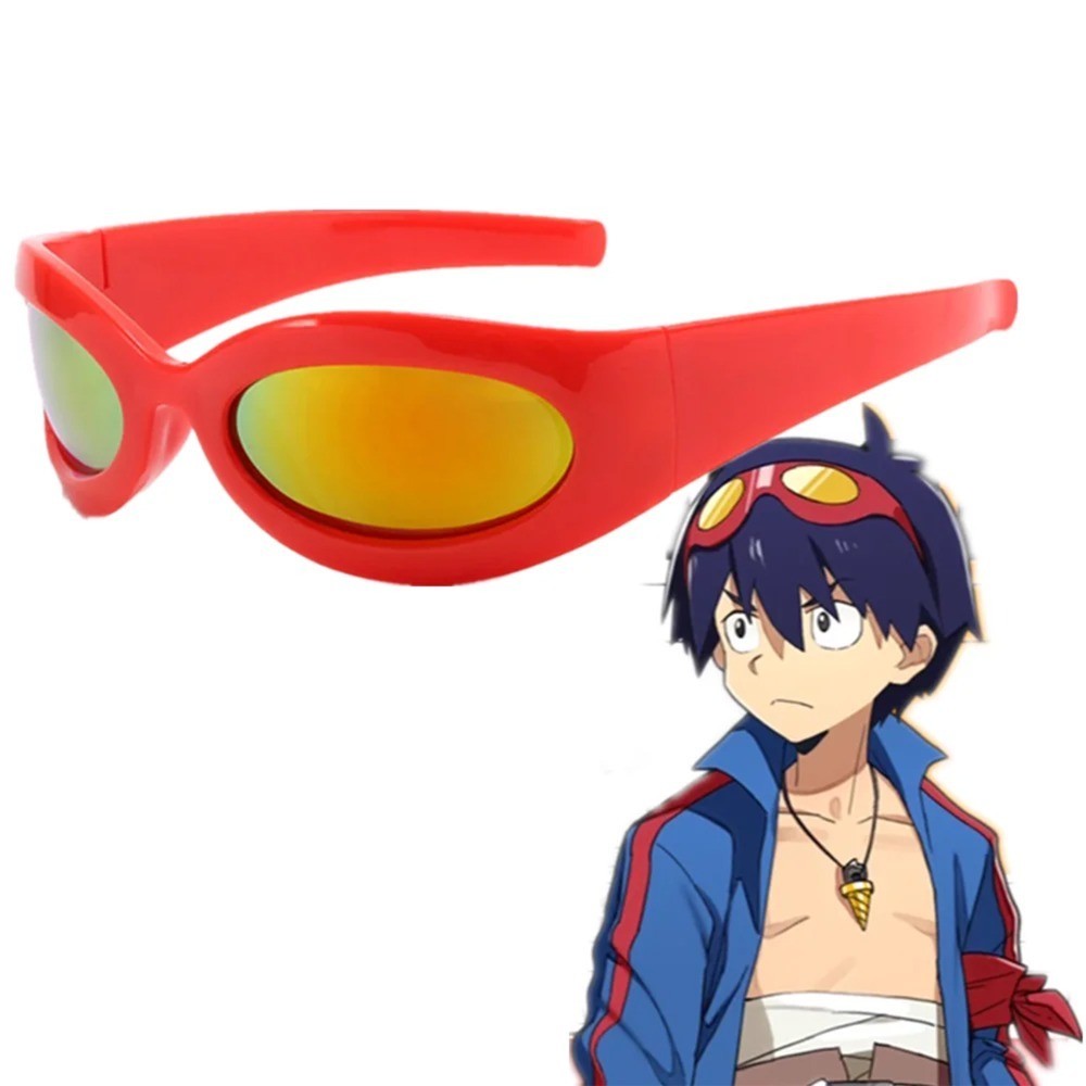 Anime Tengen Toppa Gurren-Lagann Simon Kính Unisex Kính Mắt Cosplay ...