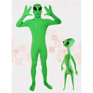Halloween Extraterrestrial Being Body cos Trang phục biểu diễn sân khấu ET Người ngoài hành tinh Người lớn Trẻ em Trang phục cha mẹ và con cái