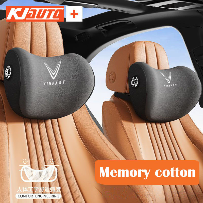 [Công thái học] Vinfast Memory Cotton Tựa đầu ghế ô tô Phụ kiện trang trí ô tô mềm mại và thoải mái cho VF 8 VF 9 VF E34 Lux A Fadil President SA VF E34