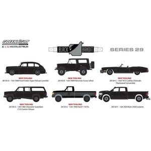 Xe Ánh Sáng Xanh Mẫu 1: 64 Gangster Series 29 Xe Hợp Kim Cadillac Mô Hình Mô Phỏng Xe Bộ Sưu Tập Mô Hình Đồ Trang Trí 3KYW