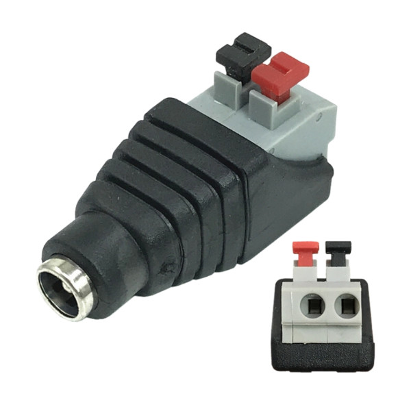 [Giá bán sỉ] Jack DC nối nguồn loại cài dây 5.5x2.1mm 10A
