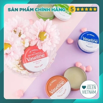 Sáp dưỡng Vaseline Therapy 20g hộp thiếc, Dưỡng Môi Vaseline Lip Therapy/ Son Dưỡng Môi Vaseline Lip