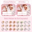 GREA 4 Cái / bộ Bút Bỏ Túi, Bút Ngắn Mực Đen 0.5 Mm Khô Nhanh, Sáng Tạo Capybara Panda Mini Viết Mịn Văn Phòng Phẩm Bút Bi Văn Phòng Học Văn Phòng