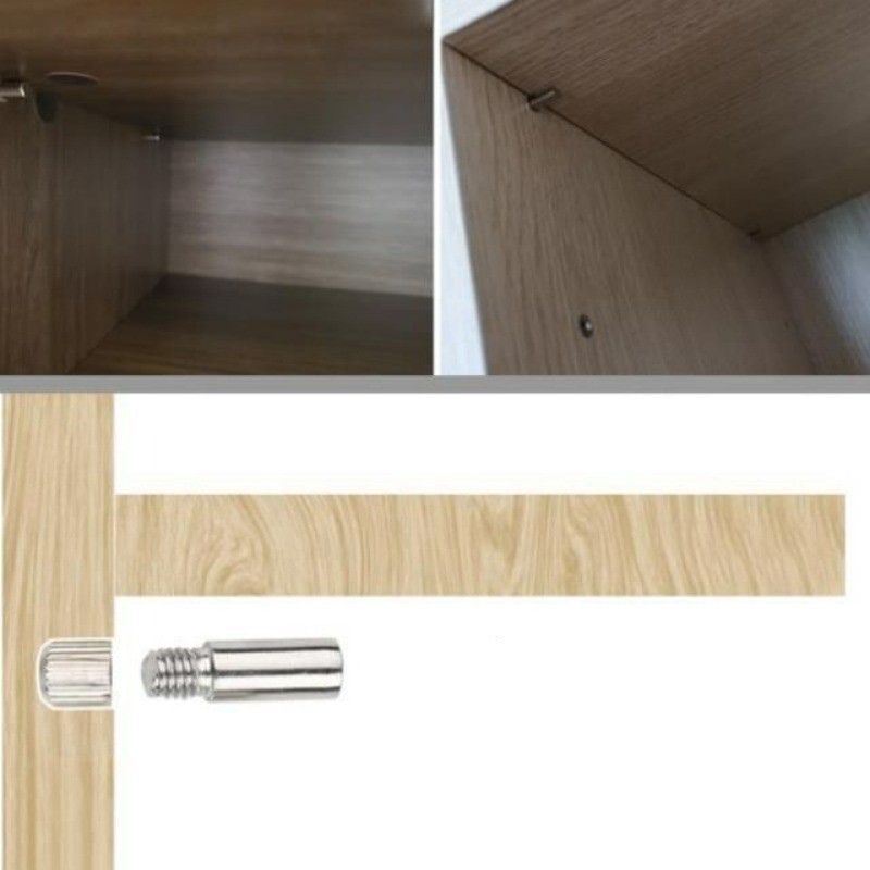 [Nổi bật] Giá đỡ vít bảng phân vùng - Phụ kiện cải tiến nội thất - Giá đỡ chia kính - Giá đỡ ván sàn tủ - Nẹp lớp kệ - Hạng nặng, Bền bỉ