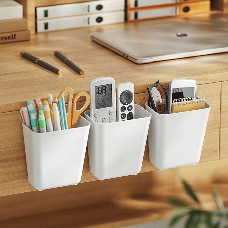[Đặc sắc] Hộp đựng đồ treo tường - Dụng cụ sắp xếp nhà bếp trong phòng tắm - Hộp đựng đồ - Hộp đựng bút mỹ phẩm - Ins, Chống bụi, Không đục lỗ, Chống ẩm - Hộp đựng đồ trang sức