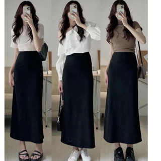 Chân váy suông dài nữ lưng cao ôm body Lưng cao Tôn Dáng chất umi cao cấp co giãn 4 chiều Mặc Đi Học Đi Làm Đẹp