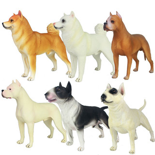 Mô Phỏng Động Vật Chó Mô Hình Lớn Đức Shepherd Husky Shiba Inu Bull Terrier Doberman Đồ Chơi Đồ Trang Trí Bé Trai Quà Tặng