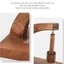 DELMER Swing Pendulum Vật trang trí, Con lắc làm quyết định thủ công từ tính, Tìm câu trả lời cho các câu hỏi Hoàn hảo Prop Đồ chơi trò chơi trên bàn bằng gỗ mới lạ bằng gỗ dễ thương tại nhà