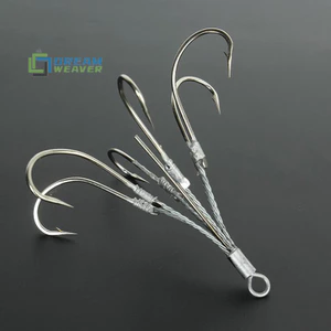 Móc Treble Thép Carbon Cao 6 Móng Vuốt Siêu Sắc, Dụng Cụ Câu Cá Mới