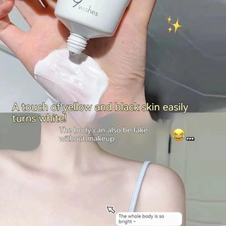 9wishes White Tone Up Body Serum 150ml (SPF21) Tone Up Line Kem làm trắng cơ thể Kem dưỡng da toàn thân Chăm sóc cơ thể