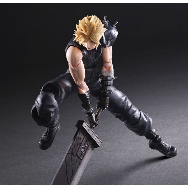 Final Fantasy VII Play Arts Cloud Strife Zack Fair Action Figure Set