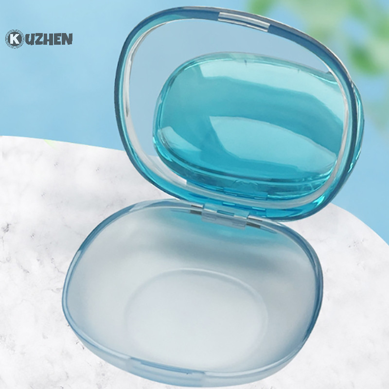 Kuzhen 1 Chiếc Orthodontic Case Vô Hình Nẹp Giữ Hộp Bảo Vệ Miệng Răng Giả Bảo Quản Aligner Case Vệ Sinh Răng Miệng Tổ Chức HOT