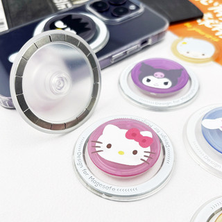 Phim Hoạt Hình Mèo Kitty Tròn Từ Tính Giá Đỡ Điện Thoại Cho Magsafe Case Và IPhone 15 14 13 12 Pro Max 14 Plus Có Thể Gập Lại Pop Ring Grip Co Giãn Để Bàn Đứng Colo