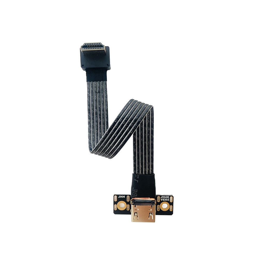 Jmt HDMI tương thích 2.1 48Gbps Cáp chuyển đổi Video tích hợp Cáp mở rộng không mất mạ bạc 4K240hz cho vỏ ITX Cáp HD