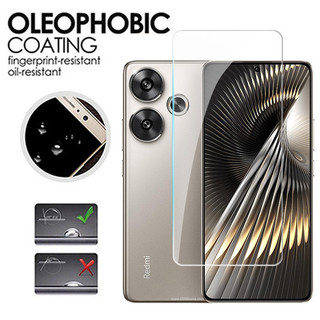 Xiaomi Poco F6 5G 2024 Bảo Vệ Màn Hình 2in1 Full Cover Kính Cường Lực Bảo Vệ Cho POCOF6 Redmi Turbo 3 Turbo3 Phim Ống Kính Máy Ảnh
