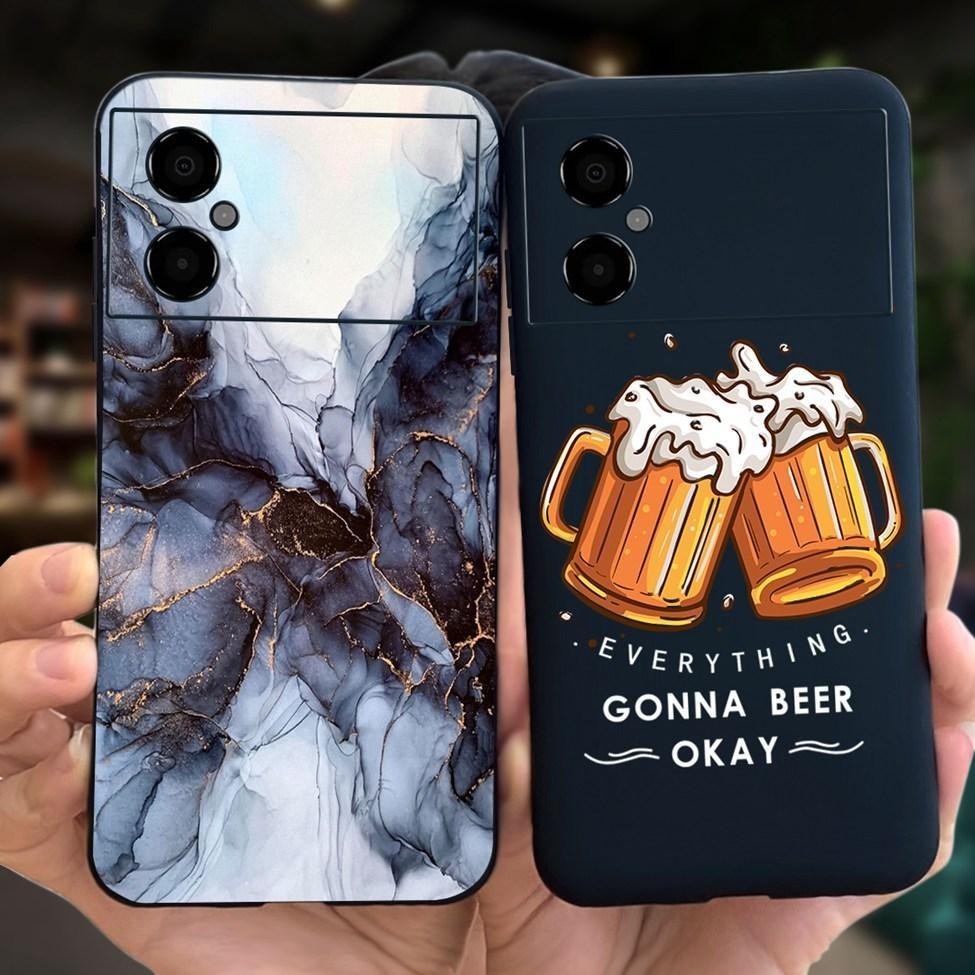 Vỏ Redmi Note 11R Thời Trang Hoa Dễ Thương Mèo Sơn Ngộ nghĩnh Chống Sốc Silicon Ốp Lưng Xiaomi Redmi Note 11R Ốp Lưng Điện Thoại Ốp Lưng