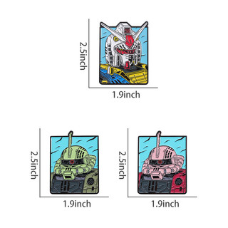 ''Gundam Robot Series' 'Men Trâm Thời Trang Quần Áo Phụ Kiện Học Tập Huy Hiệu Quà Tặng Cho Bạn Bè