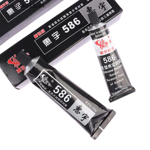 Keo dán keo dán ô tô SRVN 586 Keo dán sửa chữa bằng silicon màu đen.