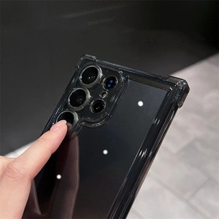[Jlk] Ốp lưng chống sốc trong suốt sang trọng cho Samsung Galaxy S24 S23 S22 FE Plus S24 Ultra A34 A54 A15 A25 A35 A55 A53 5G Vỏ Acrylic cứng