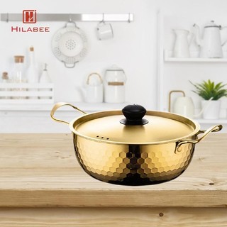 Nồi nấu Ramen Hàn Quốc Nồi nấu bếp có nắp Đa năng Nồi súp Kimchi cho bữa tiệc tối Súp Ramyun Trứng Thịt