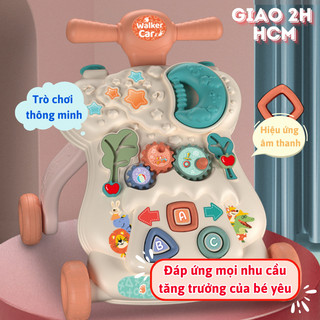 Xe Đẩy Tập Đi Cho Bé 6–18 Tháng Bunnies, Bánh Chống Trượt An Toàn, Tay Cầm Rộng Tiện Lợi