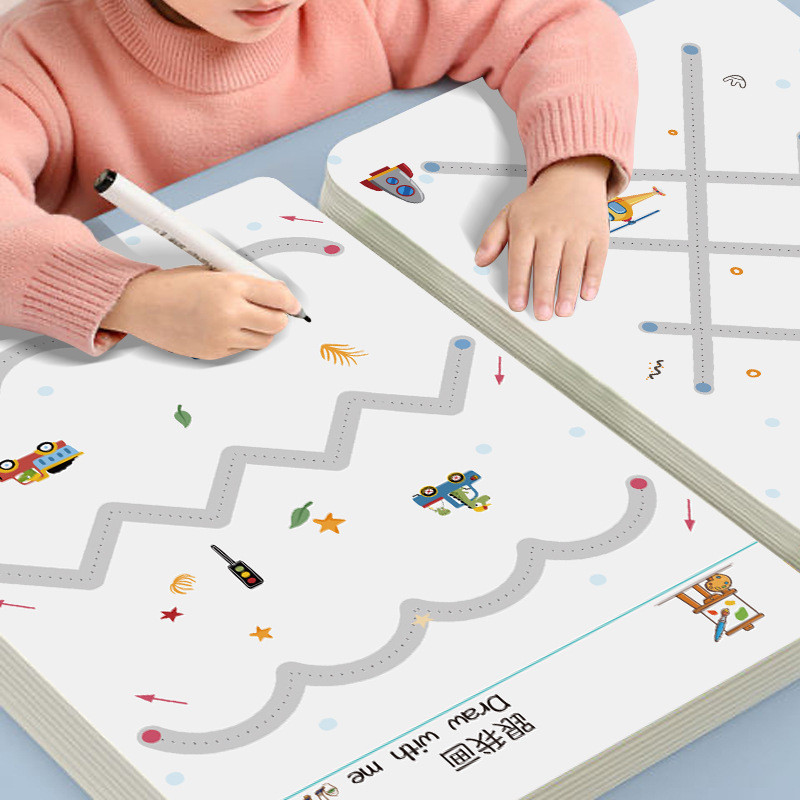 【SKISOPGO】Viết thông minh，Xóa bài tập viết，Đồ chơi giải đố cho trẻ em 2-5 tuổi，Montessori Integrated Puzzle Đồ chơi