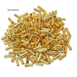 Mypanda 10 Cặp / bộ 2mm Bullet Banana Plug Wire Connector Tool cho RC MALL