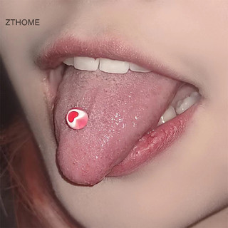 Zthome 1 Chiếc Thép Titan Nhiều Màu Sắc Lưỡi Móng Tay Cơ Thể Đinh Trang Sức Cho Nữ Quà Tặng Lưỡi Nhẫn HOT