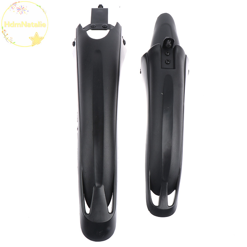 HdmNatalie 1 Bộ Xe Ống Chắn Bùn Nhựa Xe Đạp Leo Núi Phía Trước Phía Sau Chắn Bùn VN