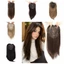 DELMER Thẳng Topper Tóc, Tổng Hợp Tóc Toupee Tóc Toppers, Kẹp Thay Thế Trong Full Cover Liền Mạch Top Tóc Nổ Cho Nữ
