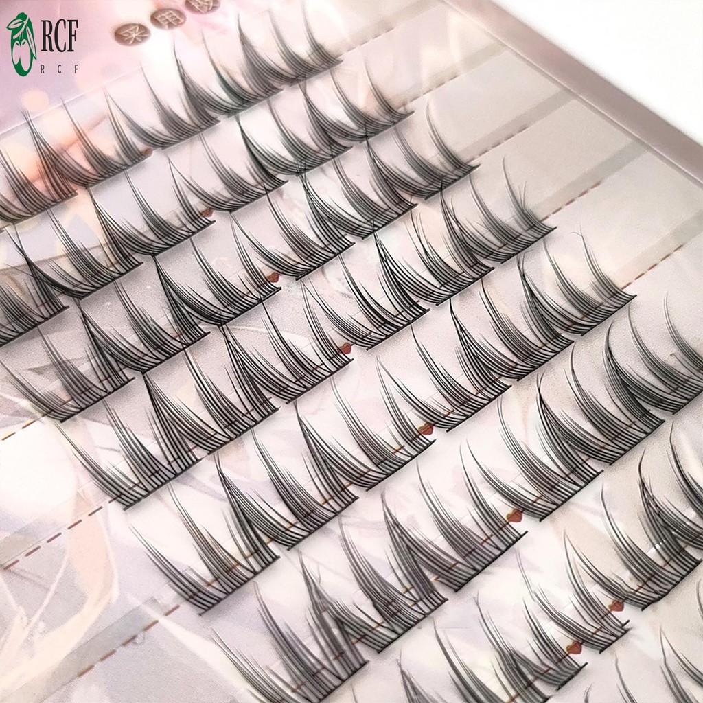 Cụm mi riêng lẻ Phân đoạn DIY Wispy Fluffy Lash Extension