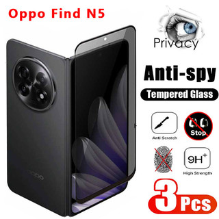 Kính cường lực màn hình riêng tư cho OPPO Find N6/N5 5G 2025, bảo vệ ống kính camera, full cover