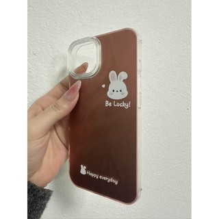Ốp lưng iPhone hình thỏ đỏ, chống sốc, bảo vệ camera - Tương thích iP Plus/X/XS/XR/11/12/13/14/15/16/16Pro/Max