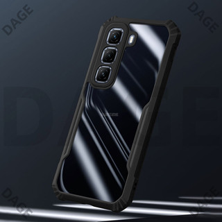 Dành cho Infinix Hot 50 Pro + 4G Plus Ốp lưng Đệm chống sốc gia cố cạnh Mặt sau Vỏ cứng trong suốt DAGE