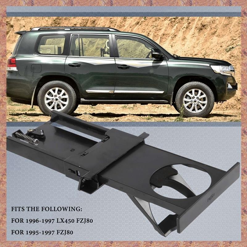 Giá đỡ cốc hoặc đồ uống có thể thu vào cho Land Cruiser 80 Series 1995-1996 55620-60010 (R F C V)