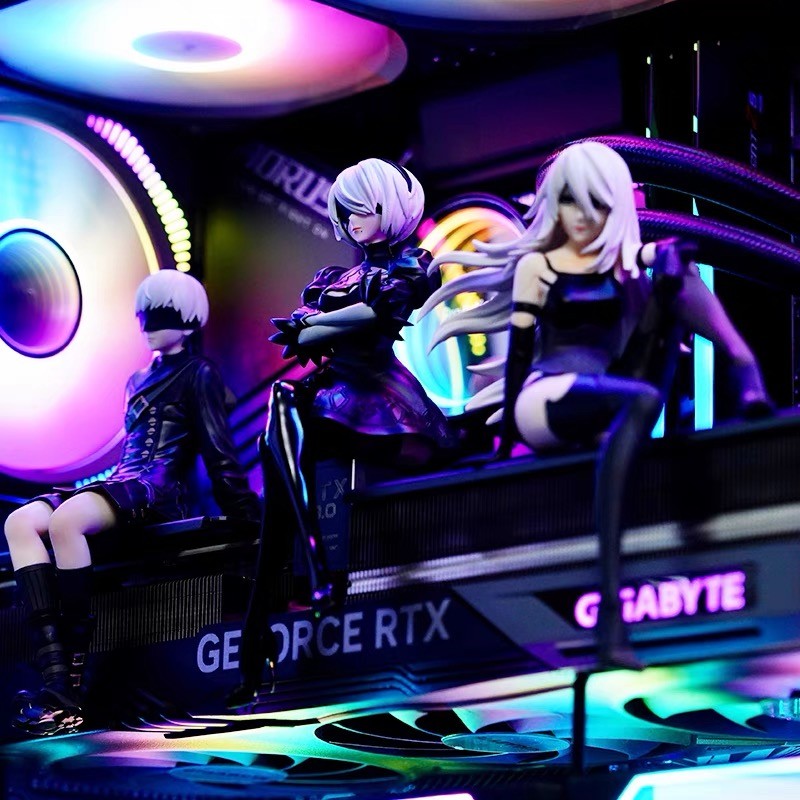 Nier: automata Ver1.1A 2B Yorha No. 2 9S Loại B 9S Cao Cấp Chokonose Nhân Vật Hành Động Đồ Chơi Sưu Tập Bàn Trang Trí Đồ Chơi