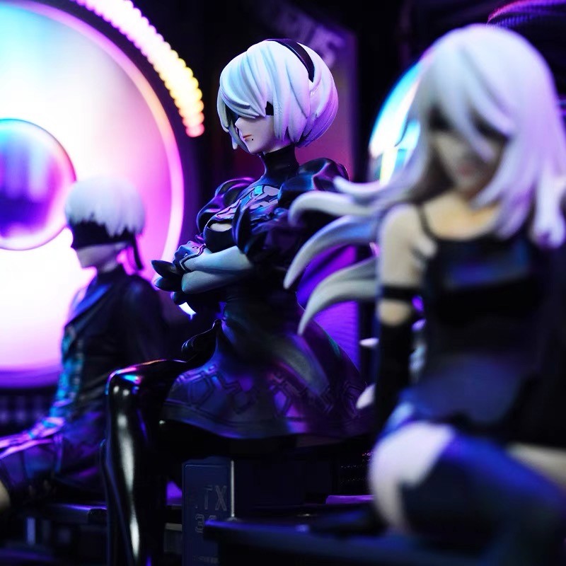 Nier: automata Ver1.1A 2B Yorha No. 2 9S Loại B 9S Cao Cấp Chokonose Nhân Vật Hành Động Đồ Chơi Sưu Tập Bàn Trang Trí Đồ Chơi