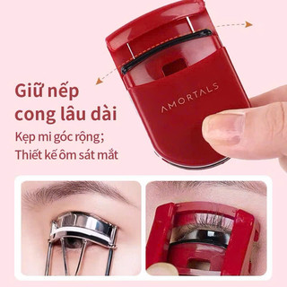 Kẹp Bấm Mi  AM ORTALS, Dụng Cụ Uốn Cong Lông Mi, Bấm Mi Tự Nhiên Không Gãy Rụng, Giữ Nếp Cong Lâu Dài