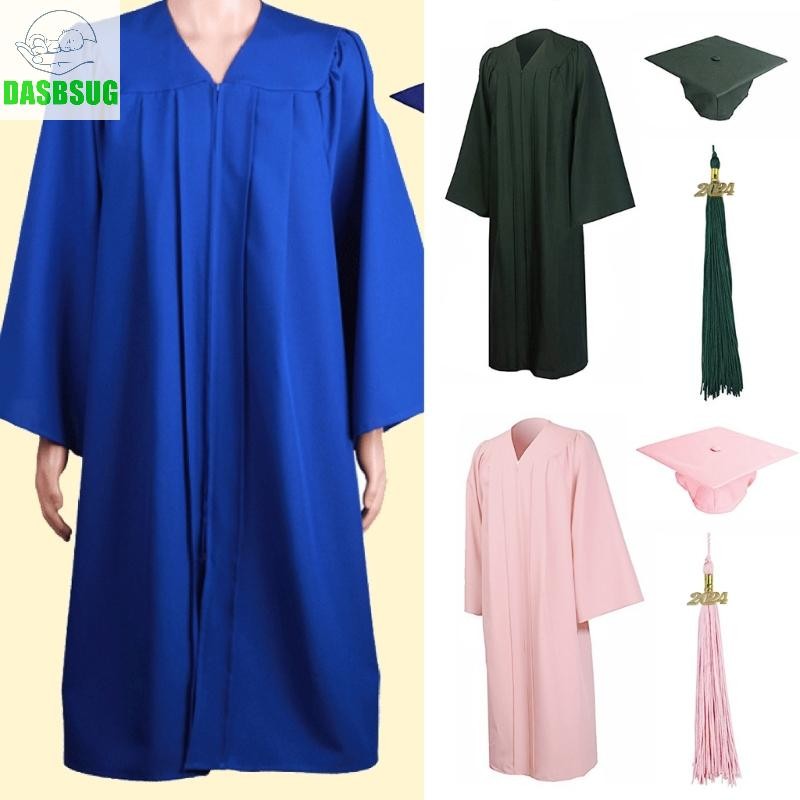 Bộ áo choàng và mũ tốt nghiệp DASBSUG Bộ tua rua 2024 Bộ áo choàng tốt nghiệp dành cho người lớn dành cho trường trung học và cử nhân Wome