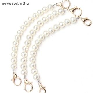[Mới] Túi Ngọc Trai Túi Xách Dây Đeo Vai Ngắn Dây Xích Điện Thoại Ngọc Trai Trắng Lớn Tự Làm.