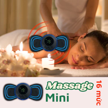 Miếng Dán Massage Xung Điện, Máy Masage Xung Điện Thông Minh, Massage Chân, Cổ, Vai Gáy, Mát Mát Xa Mini Xung Điện