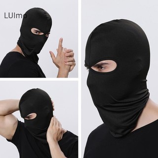Luimo 2 Lỗ Balaclava Xe Máy Khẩu Trang Moto Mũ Bảo Hiểm Hood Trượt Tuyết Cổ Full Mặt nạ Chống Gió Mặt nạ Biker Nam SBS