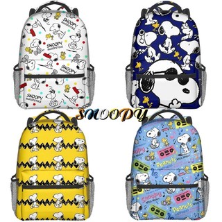 Ba Lô Snoopy In Hoàn Toàn Ba Lô Dung Tích Lớn Dây Đeo Vai Rộng Giảm Căng Thẳng Ba Lô Túi Máy Tính Quà Tặng Sinh Nhật