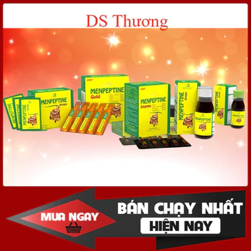 Viên uống / Siro Menpeptine men tiêu hóa giảm rối loạn, đầy bụng, ợ hơi, khó tiêu [menpeptin, enzyme, drops, gold, MDP]
