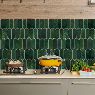 Ngói Tường ROLY, Nhãn Dán Tường Cân Cá Chống Thấm Nước, Khuôn PVC Di Động Chống Dính Nhà Bếp Backsplash Cho Nhà Bếp Phòng Tắm