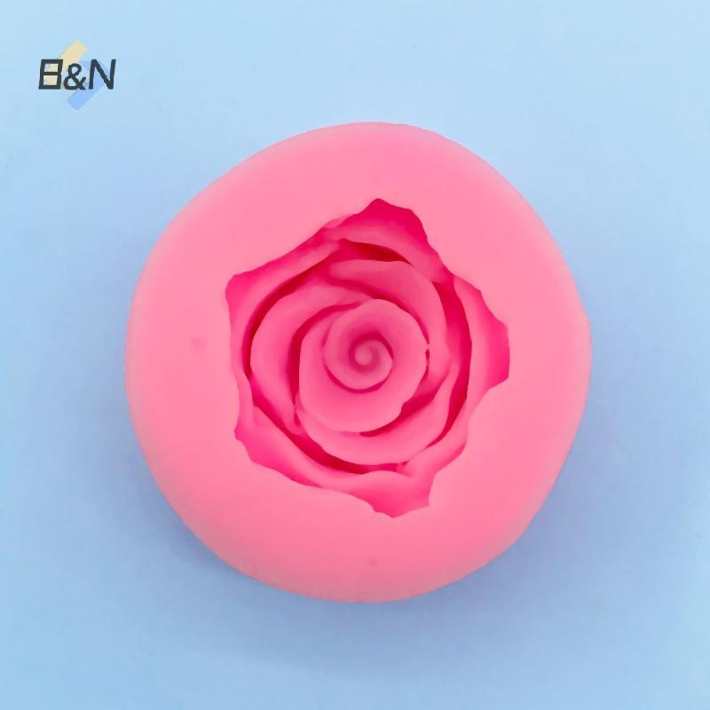 B & N 3D Hoa Hồng Đẹp Khuôn Silicon DIY Bánh Sô Cô La Trang Trí Dụng Cụ Fondant Trang Trí Bánh Cưới Hoa Khuôn Xà Phòng.