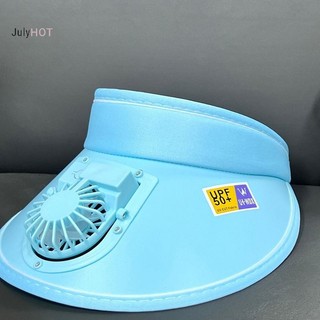 Julyhot Quạt Làm Mát Thoáng Khí Mũ Che Nắng Đạt Đỉnh Nắp Sạc USB Cho Thể Thao Sunhat Massivedeals