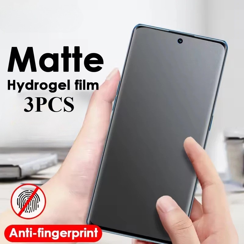 3 Miếng Dán Hydrogel Mờ Cho vivo X200 X100s X100 X90 X90s X80 X70t X70 X60t X60s X60 X Pro Ultra Plus Note Lite mini Matte HD Trong Suốt Bảo Vệ Màn Hình Không Bong Bóng